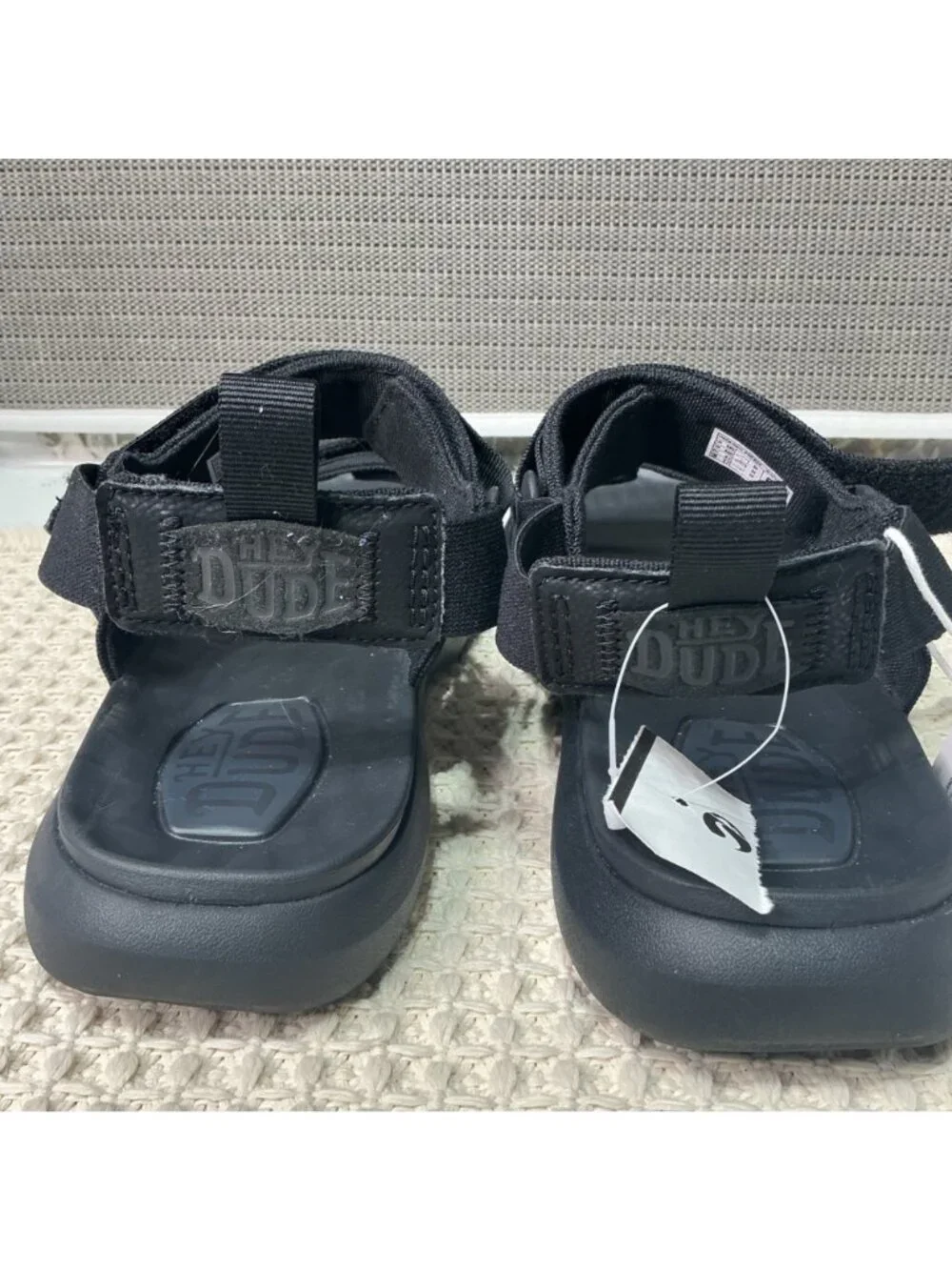 Hey Dude Men's Lightweight Fabric Strap Sport Trekking Sandals Carson Men's Sz 9